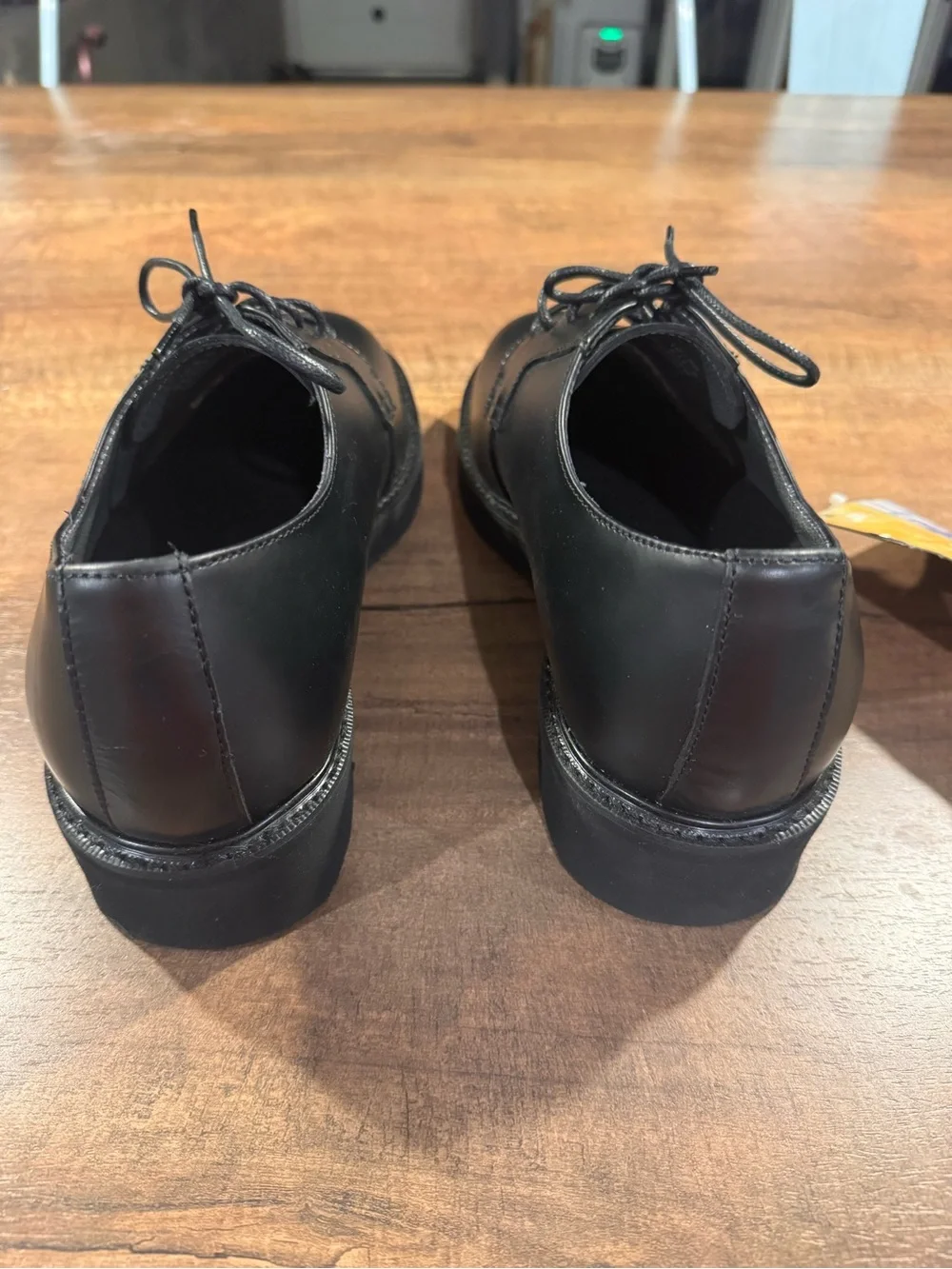 🖤 Rocky ProCell Men’s Black Leather Oxford Uniform Shoes – Size 10.5 M